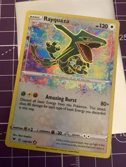 The Pokemon Company Rayquaza 138/185 Vivid Voltage Amazing Rare Holo 120 HP - Image 2