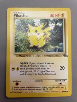 1999 Pokemon Jungle Base Set Pikachu 60/64 LP-NM - Image 1
