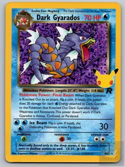 Dark Gyarados 82/82 Celebrations: Classic Collection Pokemon NM - Image 1