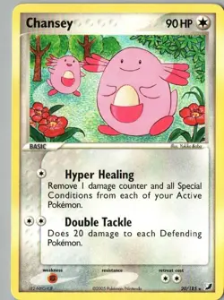 Pokemon TCG Chansey Unseen forces rare 20/115 NM - Image 1