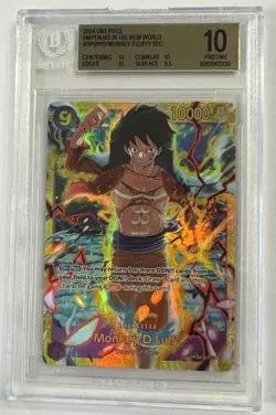 2024 One Piece Emperors In The New World Monkey.D.Luffy SEC #OP09-119 BGS 10 - Image 1