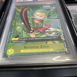 2024 One Piece EN Roronoa Zoro CHAMPIONSHIP EVENT PACK P-042 PSA 10. GEM MINT - Image 5