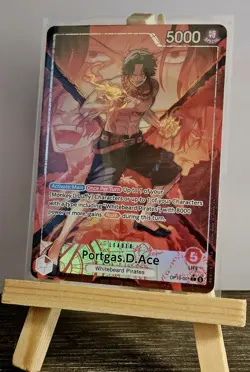 2026 OP16-001 Portgas.D.Ace Leader Alt Art One Piece TCG English - Image 1