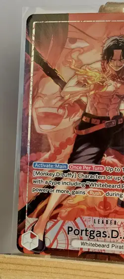 2026 OP16-001 Portgas.D.Ace Leader Alt Art One Piece TCG English - Image 3