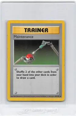 MAINTENANCE 83/102 - SHADOWLESS - Base Set - VINTAGE WOTC Pokemon Card - MP - Image 1