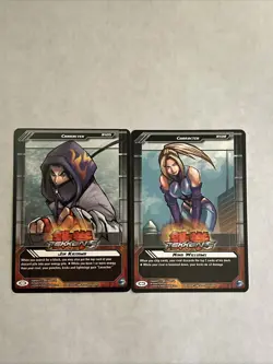 Tekken 5 Epic Battles CCG Lot 120 Cards Jin R105 Nina R108 Posters Books - Image 1