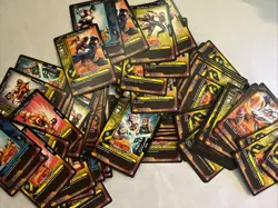 Tekken 5 Epic Battles CCG Lot 120 Cards Jin R105 Nina R108 Posters Books - Image 2