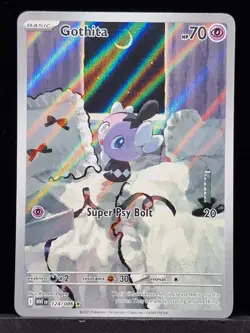 Pokemon Gothita 124/086 White Flare Full Art Illustration Rare Card NM Near Mint - Image 1