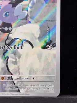 Pokemon Gothita 124/086 White Flare Full Art Illustration Rare Card NM Near Mint - Image 5