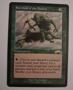 Survival of the Fittest MP Exodus MTG Magic the Gathering Reserved List - Image 1