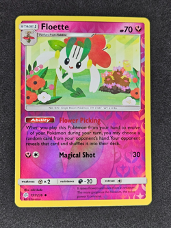 Floette Reverse Holo 151/236 2019 Sun & Moon Cosmic Eclipse Pokemon Card NM - Image 1