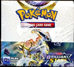 SWSH Brilliant Stars SEALED Booster Box (36 Packs of Pokemon Cards) - Image 1
