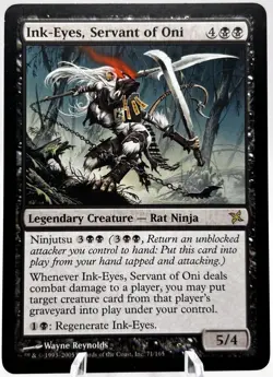 Ink-Eyes, Servant of Oni 71/165 Betrayers of Kamigawa MTP LP - Image 1
