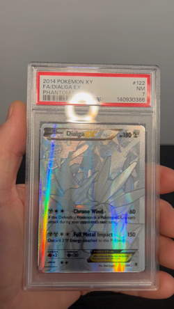 Pokemon Dialga ex 122 Phantom Forces PSA 7 - Image 2