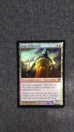 Aegis of the Gods *FOIL* - Journey into Nyx - Magic the Gathering - MTG - JOU - Image 1