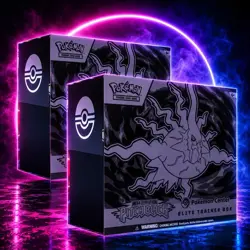 2X Pokemon Center ETB Mega Evolution Pitch Black *CONFIRMED PREORDER* Sealed - Image 1