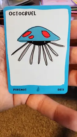Pokemon parody 151 Pokenots Dysfunctional passholder: Octocruel #0073 tentacruel - Image 1