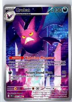Crobat 093/086 ME04: Chaos Rising Pokemon Near Mint - Image 1