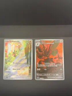 Pokemon Sudowoodo and Scizor Illustration Rare Lot - Image 1
