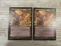2x Angelic Shield - Invasion - NM/EX - 1x English 1x German - OOP MTG - Image 1