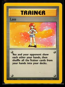 1999 Pokemon TCG Lass Base Set #075/102 - Image 1