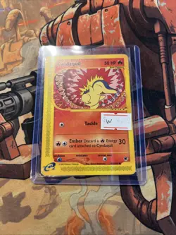 Cyndaquil 105/165 Expedition Base Set Vintage Pokemon 2002 E Reader - Image 3