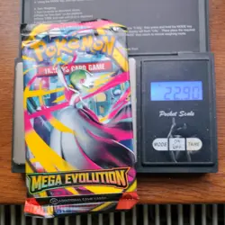 Pokemon Tcg Mega Evolution base set Heavy 22.90g Booster Pack New Sealed - Image 1