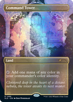 Command Tower (1697) (Rainbow Foil) [Secret Lair Drop Series] Magic MTG - Image 1