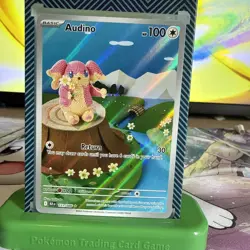 Pokemon TCG: Audino 151/086 - Black Bolt - Illustration Rare - Full Art - Image 1