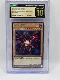 Red-Eyes Black Dragon - QCAC-JP022: CGC PRISTINE 10 - Image 1
