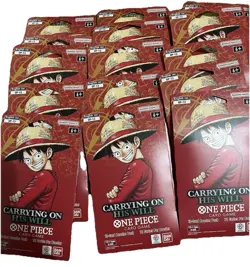 *Lot of 15* One Piece OP-13 Sealed Sleeved Booster Packs - Image 2