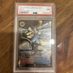 2025 DISNEY LORCANA EN 7-ARCHAZIA'S ISLAND BELLE - MECHANIC EXTRAORDINAIRE PSA 9 - Image 1