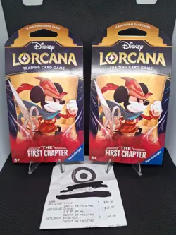 Lorcana The First Chapter SLEEVED Booster 1 Pack 2023/24 SEALED - Image 1