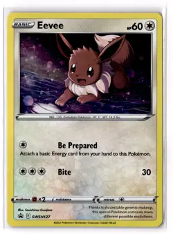 Eevee SWSH127 SWSH: Sword & Shield Promo Cards Holofoil NM - Image 1