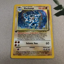 MACHAMP - 8/102 - Base Set - Holo - Pokemon Card - HP - Image 1