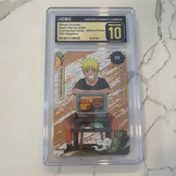 2025 KAYOU NARUTO PROMO CARDS, PSA MAGAZINE NARUTO UZUMAKI CGC 10 PRISTINE - Image 1