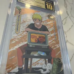 2025 KAYOU NARUTO PROMO CARDS, PSA MAGAZINE NARUTO UZUMAKI CGC 10 PRISTINE - Image 2