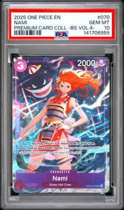 Nami PSA10 2025 One Piece Premium Card Collection -Best Selection Vol.4 - #070 - Image 1