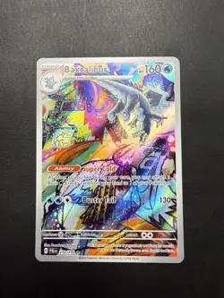 Pokemon TCG Paldea Evolved Baxcalibur #210/193 Illustration Rare Card NM - Image 1