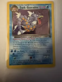 Pokemon TCG 5-Card holo Vintage Lot Dark Gyarados Gyarados Poliwrath Ninetales - Image 3