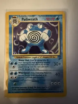 Pokemon TCG 5-Card holo Vintage Lot Dark Gyarados Gyarados Poliwrath Ninetales - Image 5