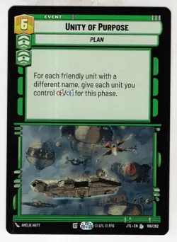 Star Wars Unlimited JTL Card #106 Unity Of Purpose - Image 1