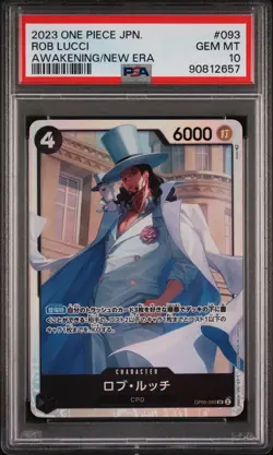 2023 One Piece CCG Rob Lucci OP05-093 Japanese PSA 10 Graded Card - Image 1