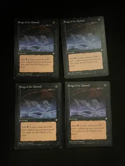 Songs of the Damnedx4 (Ice Age) LP Magic the Gathering Vintage MTG - Image 1