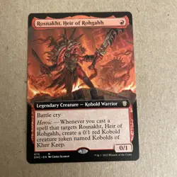MTG [x1] Rosnakht, Heir of Rohgahh (Extended Art) Dominaria United Commander - Image 1
