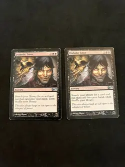 Diabolic Tutorx2 [Core Set 2011] HP MTG Magic the gathering - Image 1