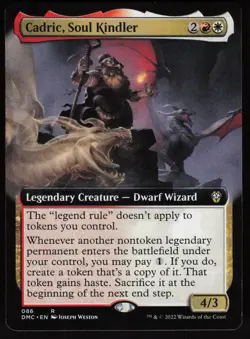 Cadric, Soul Kindler (Extended Art) R Commander: Dominaria United 86 NM - Image 1