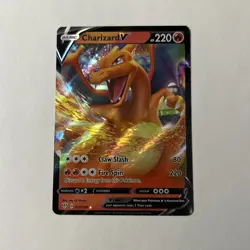 2020 Pokemon SWSH Darkness Ablaze Charizard V #019/189 - Near Mint - Image 1