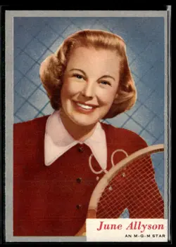 1953 Topps Who-Z-at Stars June Allyson EXMT SET Break #43 - Image 1