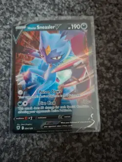 HISUIAN SNEASLER V 094/189 HOLO V RARE ASTRAL RADIANCE POKEMON - Image 1